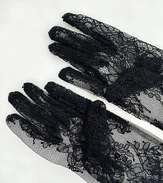Pom LACE HANDMADE LONG GLOVES