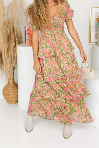 Endless Light floral maxi Dress