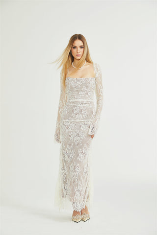 Valérie lace maxi dress