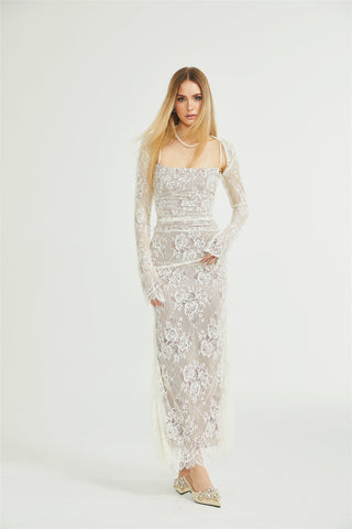 Valérie lace maxi dress