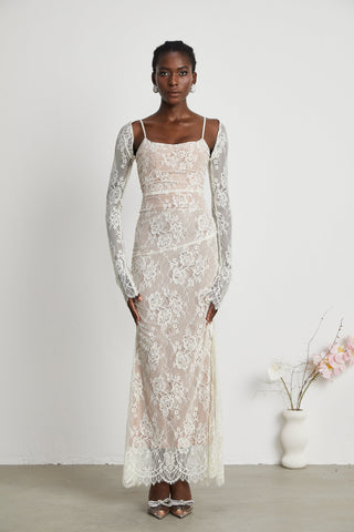 Valérie lace maxi dress