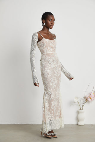 Valérie lace maxi dress