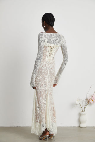 Valérie lace maxi dress