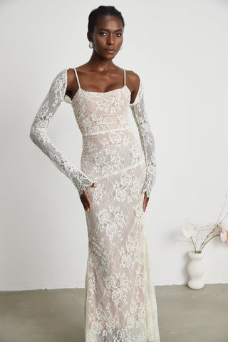 Valérie lace maxi dress