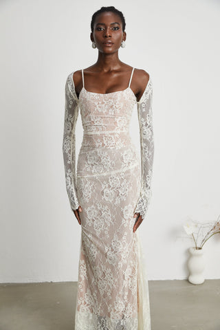 Valérie lace maxi dress