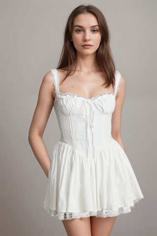 Camille corset mini dress