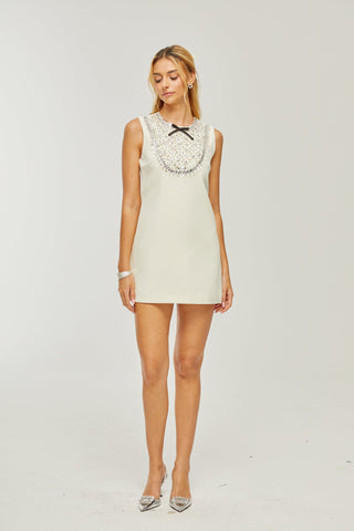 Caribe sequin-embellished mini dress