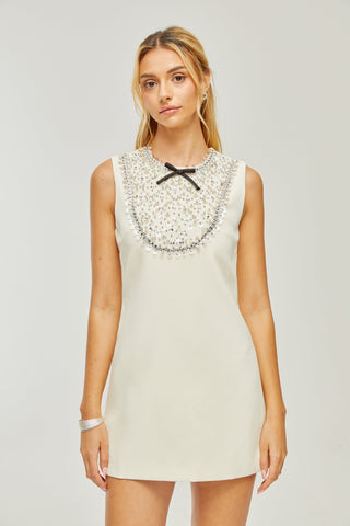 Caribe sequin-embellished mini dress