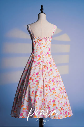 VINTAGE FLORAL PRINT COTTON DRESSES