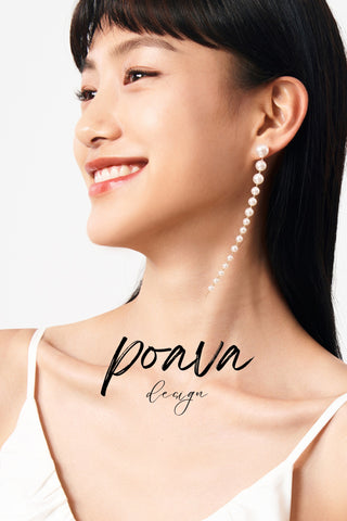 Pearl drop earrings