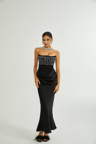 Aurore crystal-embellished maxi dress