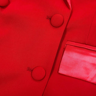 Monica Blazer dress in red