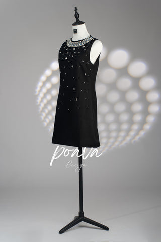 Jalena crystal-embellished mini dress