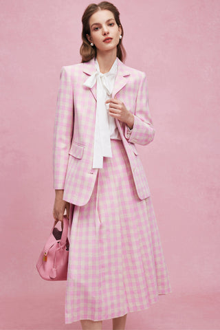 Tweed Pink Abito