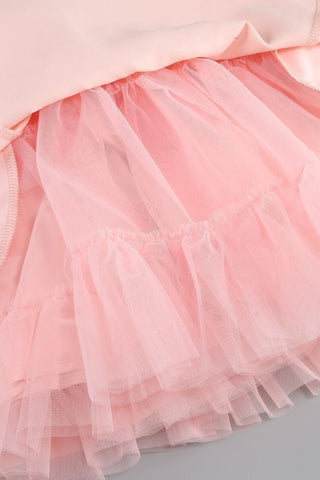 BALLERINA PINK TULLE MINI DRESS