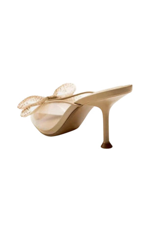 Apricot High Heel with bow