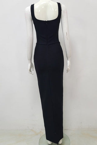 Isla Diamante Maxi Bandage Dress