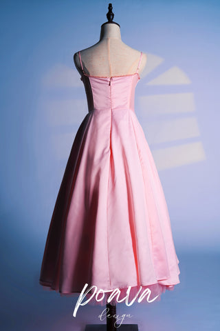 BALLERINA PINK MIDI DRESS