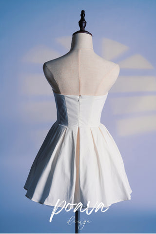 CINDERELLA WHITE TULLE MINI DRESS