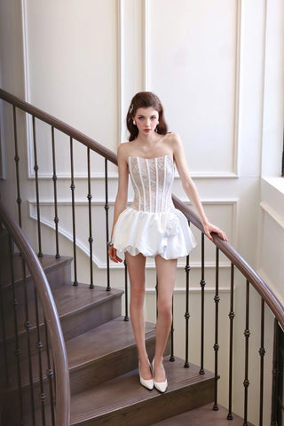 Nicolla Strapless Corset Mini Dress