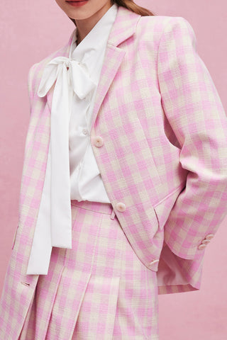 Tweed Pink Abito