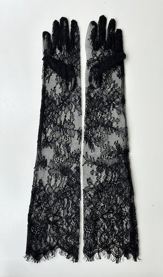 Pom LACE HANDMADE LONG GLOVES
