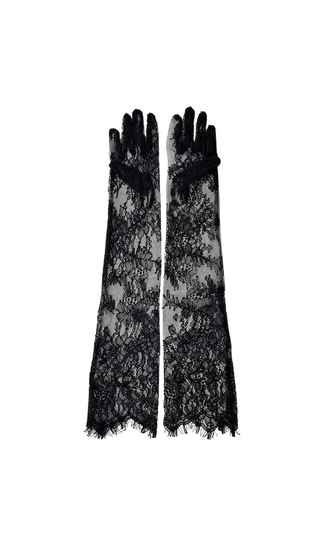 Pom LACE HANDMADE LONG GLOVES