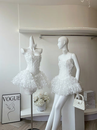 Adara Butterfly Corset Mini Dress