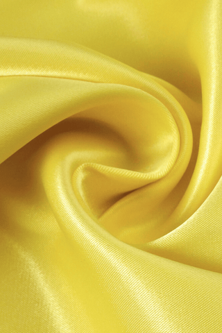 ALFREDO SATIN CUTOUT VELVET MAXI DRESS - YELLOW