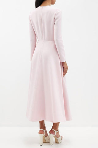 Alvaia Bow Long Sleeve Maxi Dress