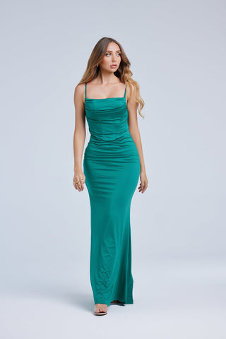 ANNIE Corset Maxi Dress