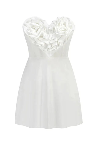 BETSY STRAPLESS SWEETHEART MINI DRESS