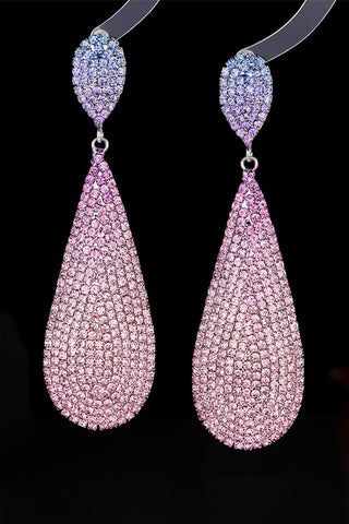 Sparkly Diamond-Encrusted Accessories Luxury Earrings