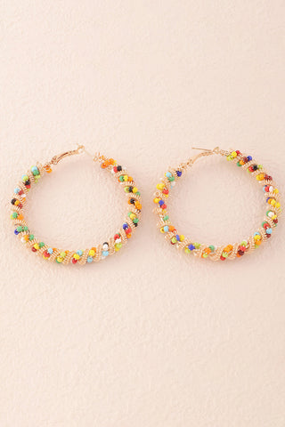 Colorful Loop Boho Style Earrings