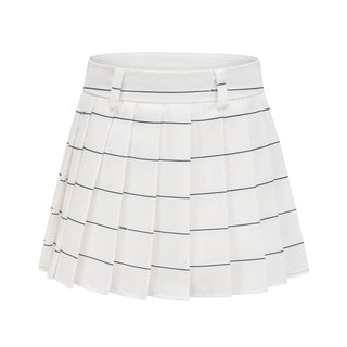 Angélique striped top & skirt matching set