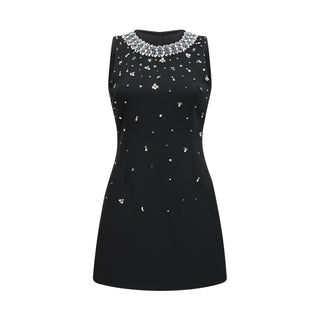 Jalena crystal-embellished mini dress