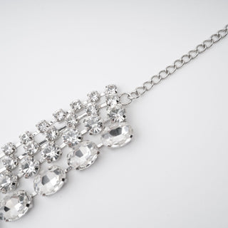 Elizabeth crystal-embellished layered necklace