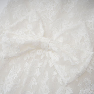 Perrine guipure-lace bow-detail mini dress