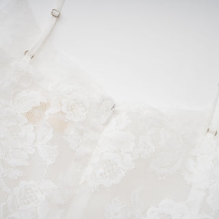 Perrine guipure-lace bow-detail mini dress