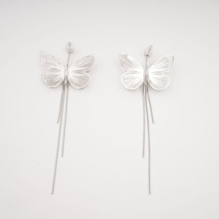 Zoë butterfly fringe dangle earrings