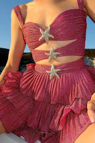 Starfish Cut Out Mini Dress