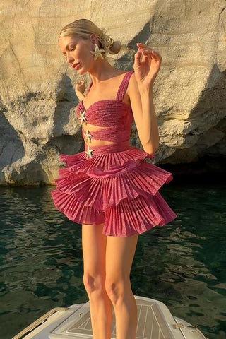 Starfish Cut Out Mini Dress