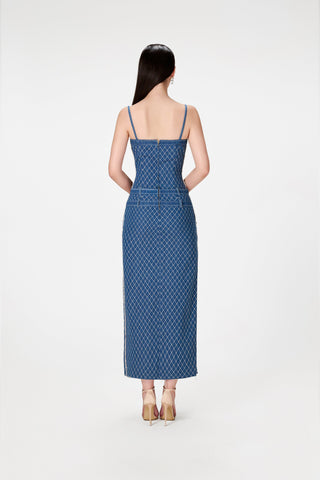 Mimi Denim String Dress