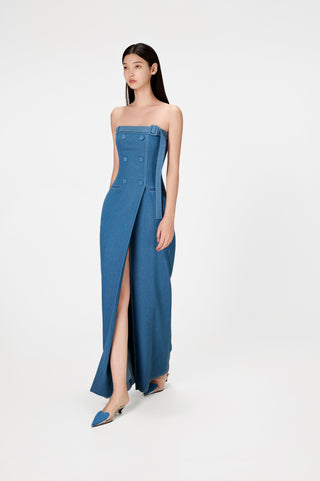 Denim Long Dress