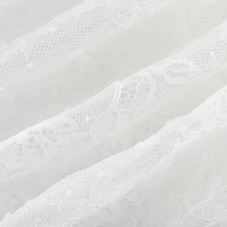 Uiala Lace Puff Sleeves Mini Dress