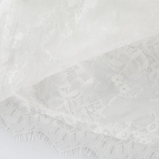 Uiala Lace Puff Sleeves Mini Dress