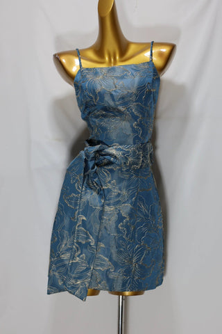 jacquard Waistband mini dress