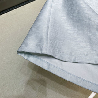 nicola Flowers Sleeve less Top Skirt Two-Piece Set in mint