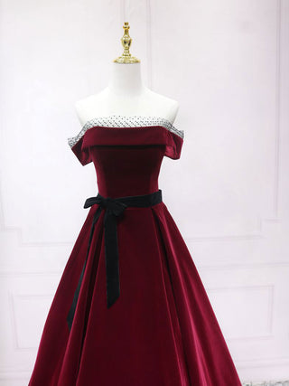 A-Line Velvet Dresses