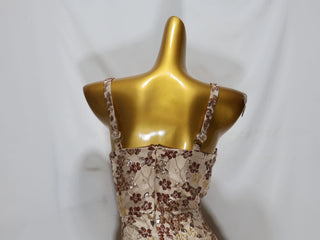 slim jacquard flower mini dress